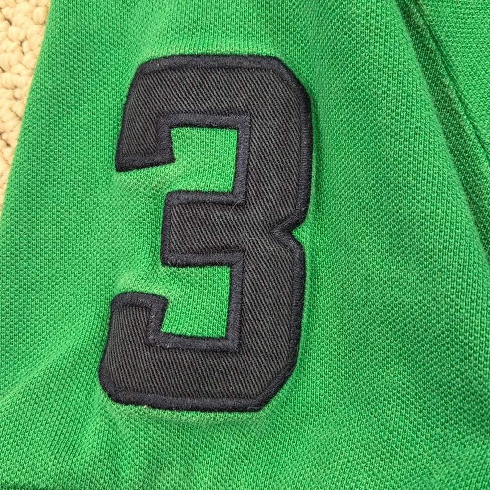Polo Ralph Lauren Custom Fit Polo Shirt Big Pony #3 Green Mens XL